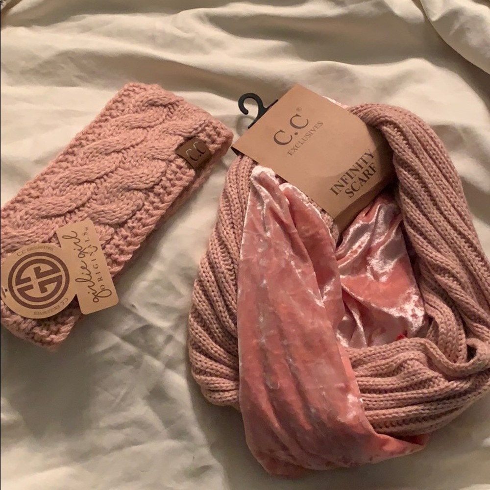 C.C scarf and headwrap